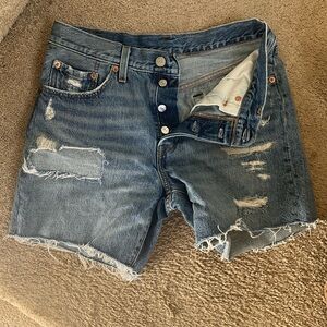 Levi Jean shorts 501’s